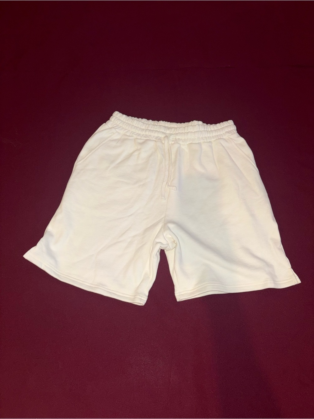 Seek discomfort Classic White Men's Cotton Blend Shorts size small